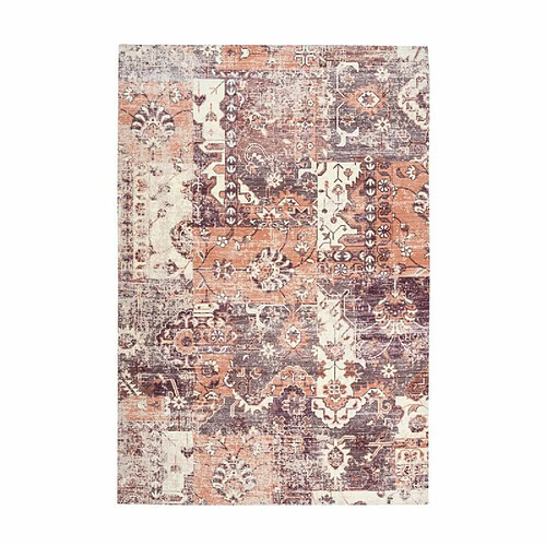 Paris Prix Tapis Vintage à Poils Courts Indiana IV Terracotta 80 x 150 cm