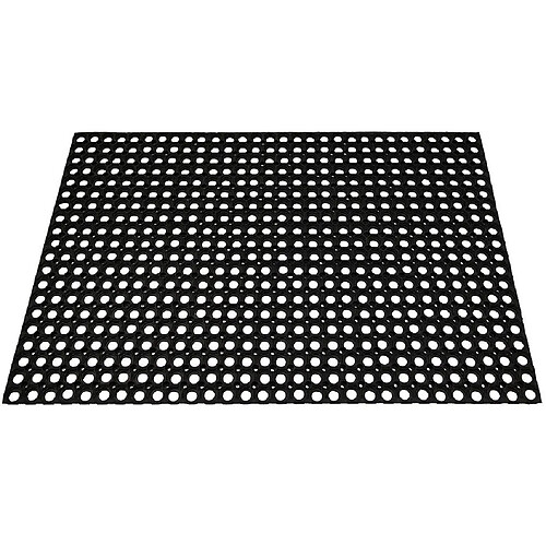 Tapis 100x150cm noir - m68 - ID MAT