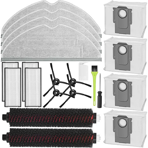 INF Accessoires 21 pièces Roborock S8/S8+/S8 Pro Ultra