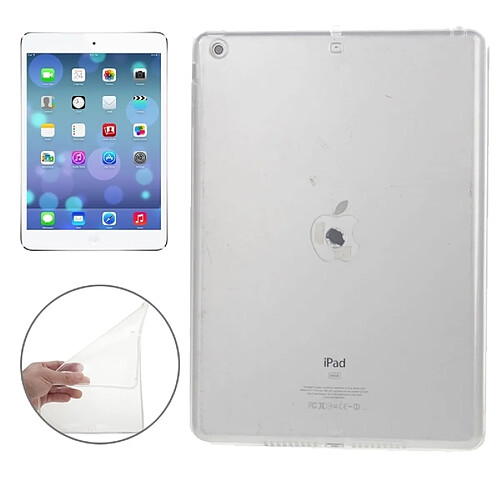 Wewoo Coque Transparent pour iPad Air Lisse Surface TPU Housse de protection