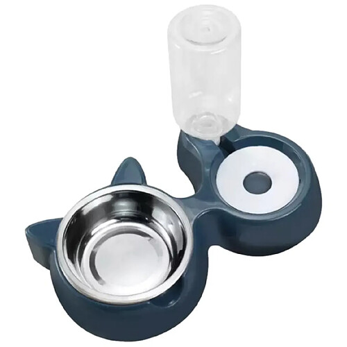 Universal Bol pour chat 2 en 1, réservoir d'eau automatique, bol de nourriture pour chat, récipient d'eau, pot d'élevage pour chien de boisson pour chaton |