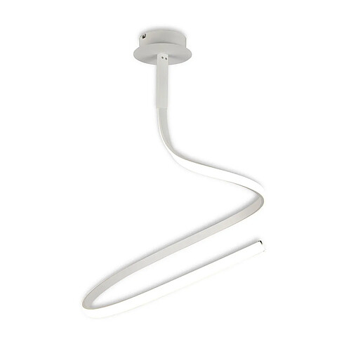 Inspired Blanco Lampe simple semi-encastrée, 30 W LED 4000 K, 2400 lm, variable, blanc/acrylique givré, garantie 3 ans