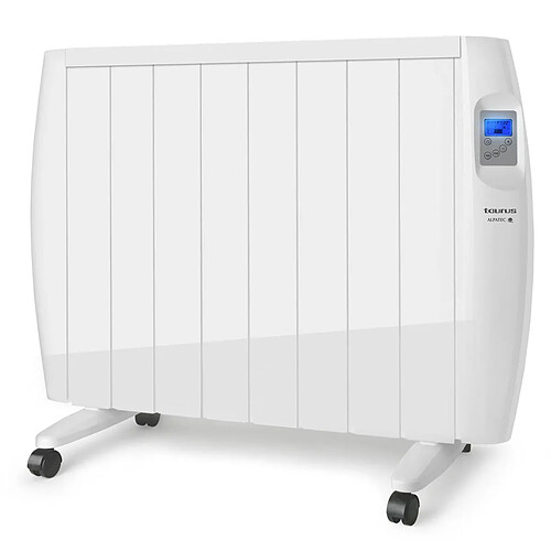 Radiateur électrique à inertie sèche connecté 1500w blanc - malbork connect 1500 - TAURUS ALPATEC