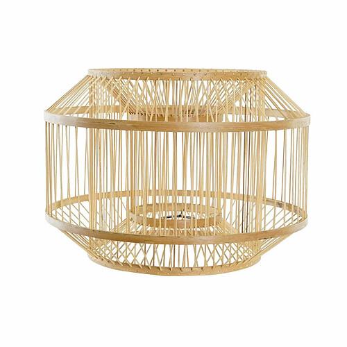 Écran de lampe DKD Home Decor Naturel Bambou 40 x 40 x 28 cm