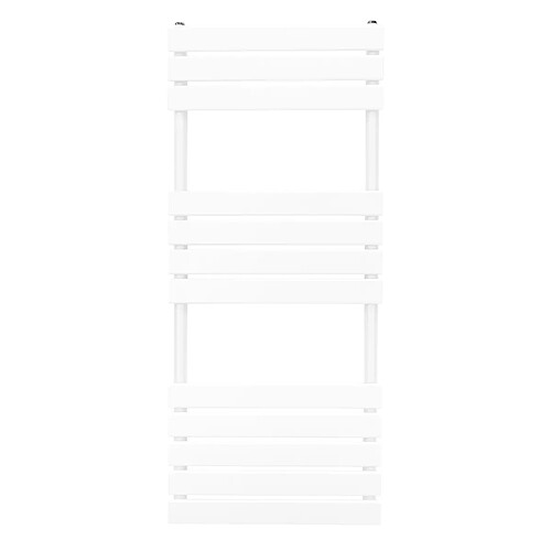 Monstershop Radiateur Sèche-Serviettes à Panneau Plat – 1200mm x 450mm – Blanc