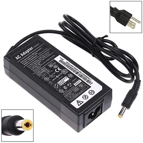 Wewoo Pour ThinkPad Notebook, Conseils de sortie: 5.5x2.5mm Adaptateur secteur US Plug 16V 4.5A 72W