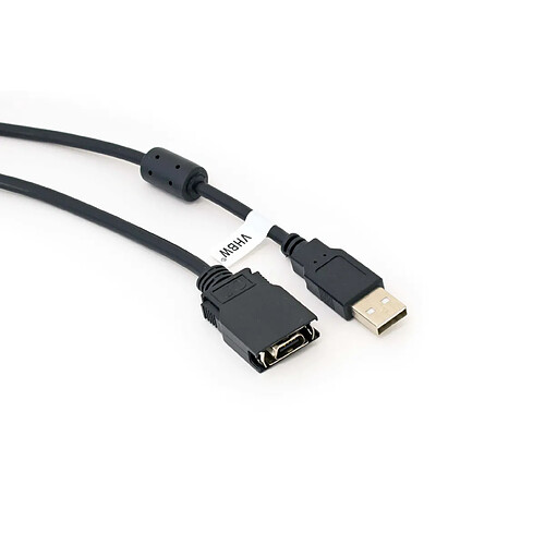 vhbw Câble de programmation USB compatible avec OMRON CS, CJ, CQM1H, CPM2C, remplace USB-CN226, CS1W-CN226.