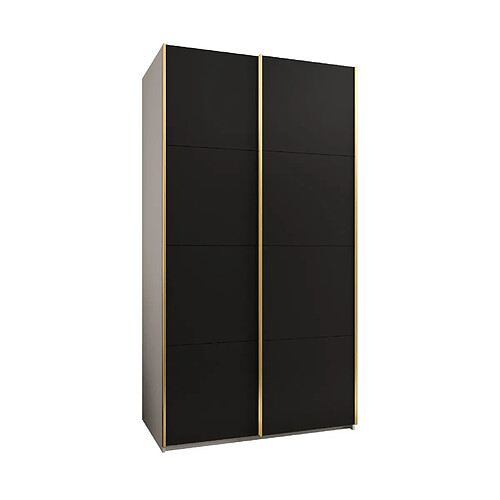 Abiks Meble Armoire à portes battantes Lux 1 245,5/130/64 2 portes