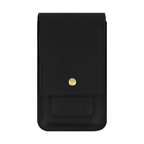 Avizar Étui Ceinture Smartphone Multipoche Vertical Horizontal Bouton Magnétique Noir