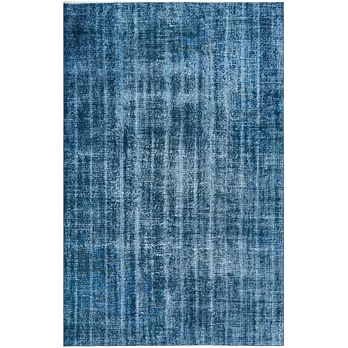 Vidal Tapis de laine 206x175 Bleu Ultra Vintage