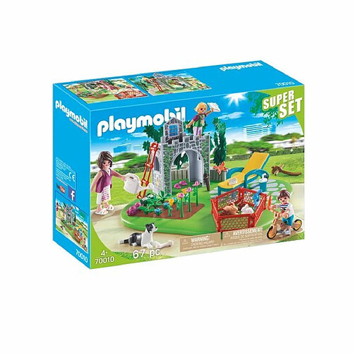 Playmobil® SuperSet Famille et jardin Playmobil 70010