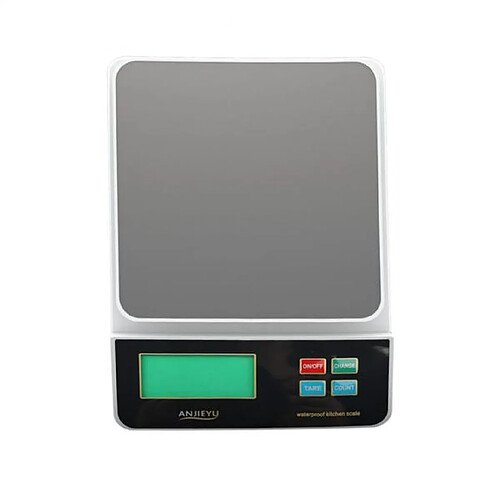 Universal Étanche, rechargeable, titrimétrie, balance numérique, affichage LED, balance de cuisine, pas de batterie.(Argent)