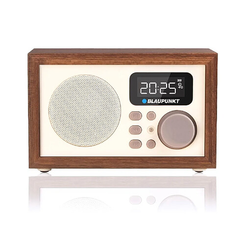 Radio-réveil en bois FM USB 2.0/SD/AUC HR5BR Blaupunkt