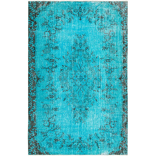 Vidal Tapis de laine 279x183 turquoise Ultra Vintage