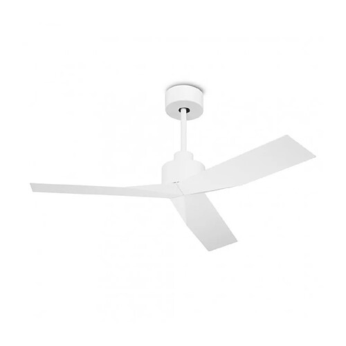 faro Plafonnier ventilateur Lace Acier blanc 43,3 Cm