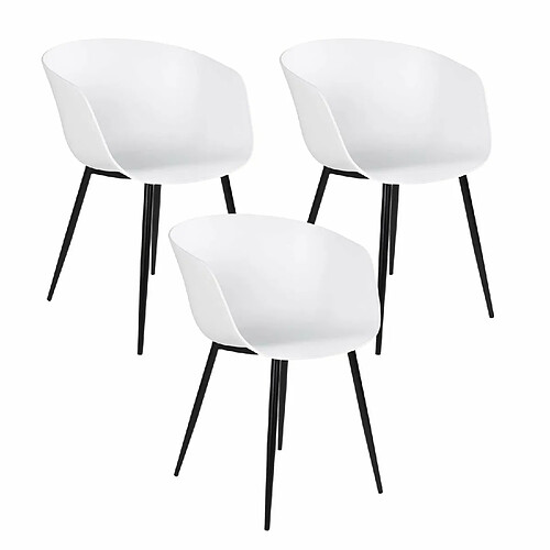 House Nordic Fauteuils de jardin Roda - Blanc