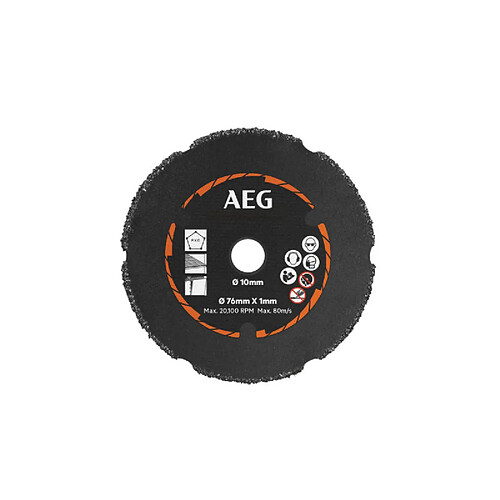 AEG Disque abrasif carbure - 76mm - AAKMMAC01