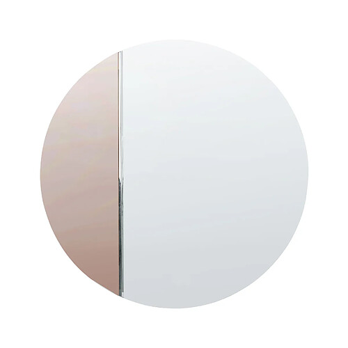 Beliani Miroir CHARRON 80 cm Rose doré