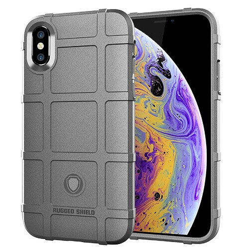 Wewoo Coque TPU antichoc à couverture totale pour iPhone XS (Gris)