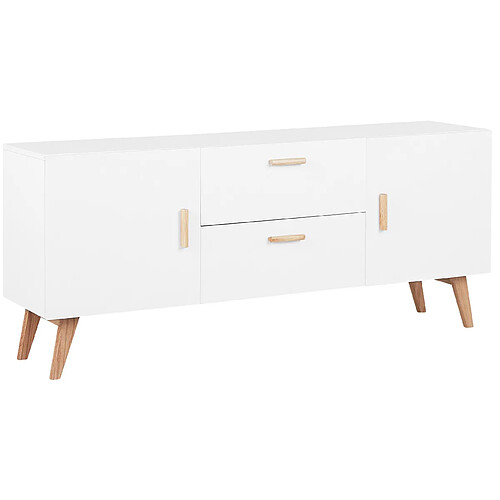 Beliani Commode blanche MEET II