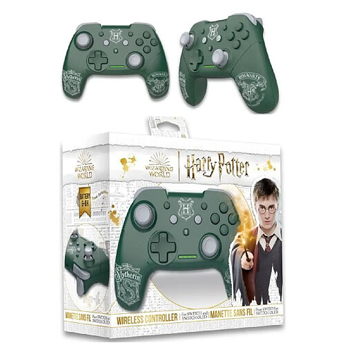 Freaks And Geeks Manette SWITCH Bluetooth Nintendo HARRY POTTER Serpentard – Vert