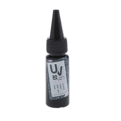 Résine UV Ultraviolet Dur Dilué Colle Lucide Colle Collier Colle Boîte Colle Colle 25g