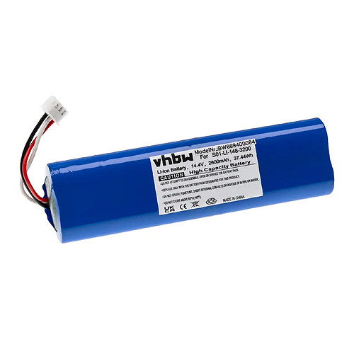 vhbw Batterie remplacement pour Ecovacs S01-LI-148-3200 pour aspirateur, robot électroménager (2600mAh, 14,4V, Li-ion)