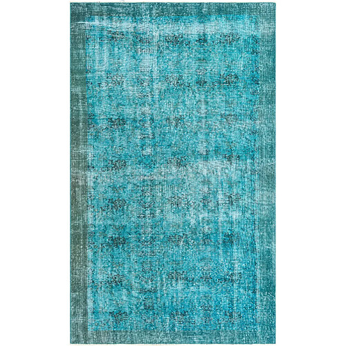 Vidal Tapis de laine 241x140 Bleu Ultra Vintage