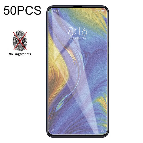 Wewoo Film de verre trempé de givré mat non complet pour 50 PCS Xiaomi Mi Mix 3pas de paquet de vente au détail