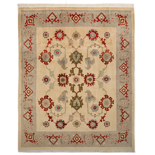 Vidal Tapis de laine 307x250 beige Tabriz