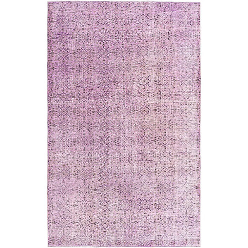 Vidal Tapis de laine 300x180 rose Ultra Vintage