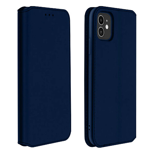 Avizar Housse iPhone 11 Étui Folio Portefeuille Fonction Support bleu nuit