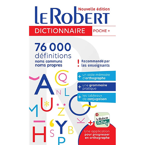 Le Robert de poche + : 76.000 définitions : noms communs, noms propres · Occasion