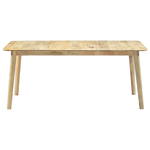 Maison Chic Table de salle à manger,Table à dîner 180x90x76 cm Bois de manguier massif -GKD95079