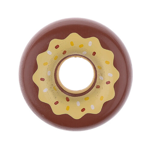 jeu en bois alimentaire faire semblant jouer donut enfants jouet éducatif cadeau chocolat