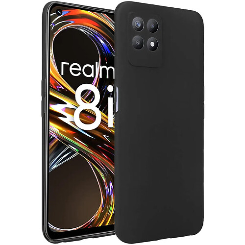 Xeptio Oppo Realme 8i 4G coque tpu noir