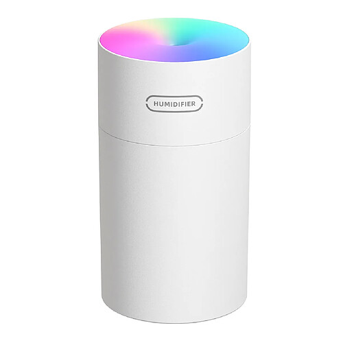 Humidificateur Air Portable Usb Diffuseur Mist Mini Purificateur 7 Couleur Blanc