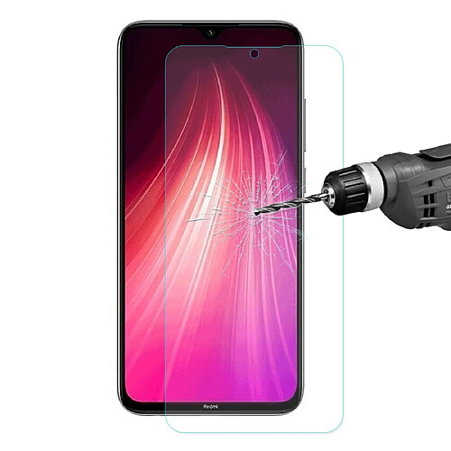 Wewoo Film de verre trempé 0.26mm 9H 2.5D de à bord incurvé pour Xiaomi Redmi Note 8