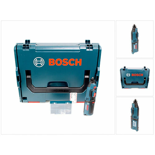 Bosch GRO 10,8V-Li Outil rotatif sans fil, solo + Coffret de transport L-Boxx (06019C5002)