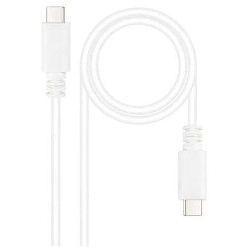 ? Câble USB 2.0 Type C/M vers USB Type C/M - 1M · Blanc