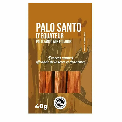 Encens Du Monde Bâtonnets de bois Palo Santo à brûler 40 g