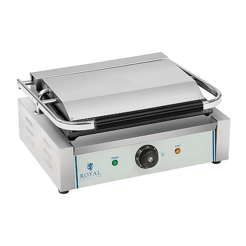 Helloshop26 Machine à panini - 1 x 2.200 watts acier inox professionnel 3614034