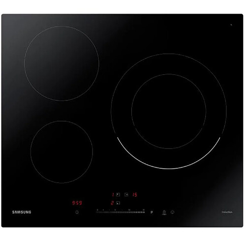 Table de cuisson à induction 60cm 3 feux 7200w noir - nz63r3727bk - SAMSUNG