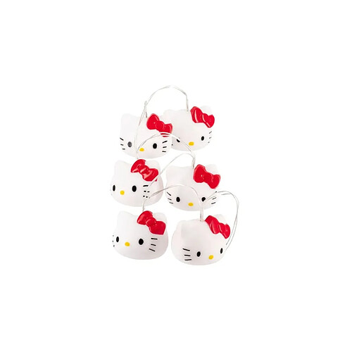 TEKNOFUN Hello Kitty - Guirlande lumineuse Heads Hello Kitty 160 cm