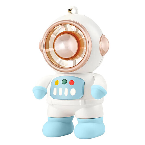 Avizar Mini Ventilateur Portable Astronaute Ultra compact avec Porte clés Bleu Clair