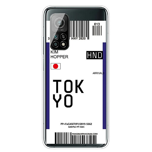 Coque en TPU contrôle d'embarquement créatif TOKYO/KIM HOPPER pour votre Xiaomi Mi 10T 5G/10T Pro 5G/Redmi K30S