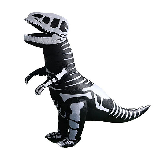 Squelette de dinosaure gonflable Costume adultes cosplay Halloween Party Dress