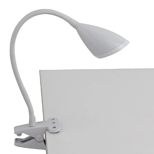 Fan Europe Pince Lampe de Table de Lecture Blanc 260lm 4000K 9.5x33cm