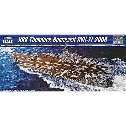 USS Theodore Roosevelt CVN-71 2006 - 1:700e - Trumpeter