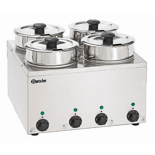 Bain Marie à Sauce Professionnel - 4 x 3,5 L - Bartscher